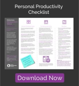 The Basalt Group - Personal Productivity Checklist